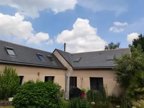 démoussage toiture Chavagne-1